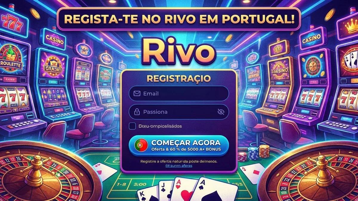 Registo com bónus no Rivo