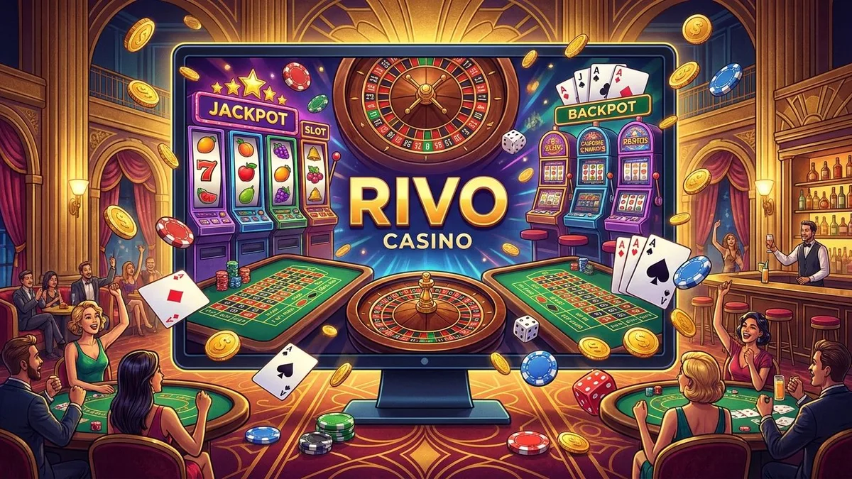 Jogos de casino no Rivo